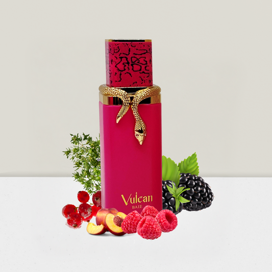 French Avenue Vulcan Baie Eau de Parfum 100 ml pinker Flakon mit Beeren und Früchten