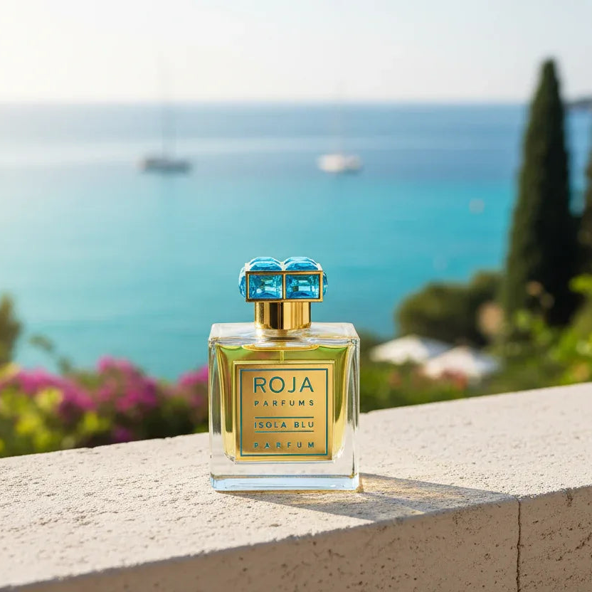 Isola Blu Parfum in mediterraner Sommerszene